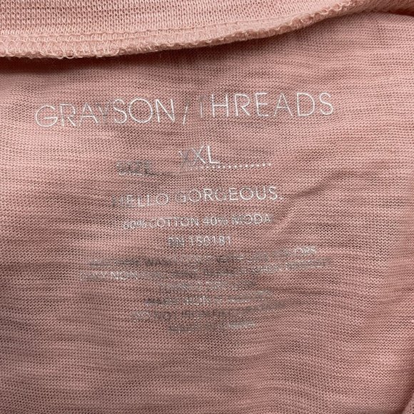 Grayson Threads Women's Short Sleeve Graphic T-Shirt Just Married XXL - Picture 3 of 6